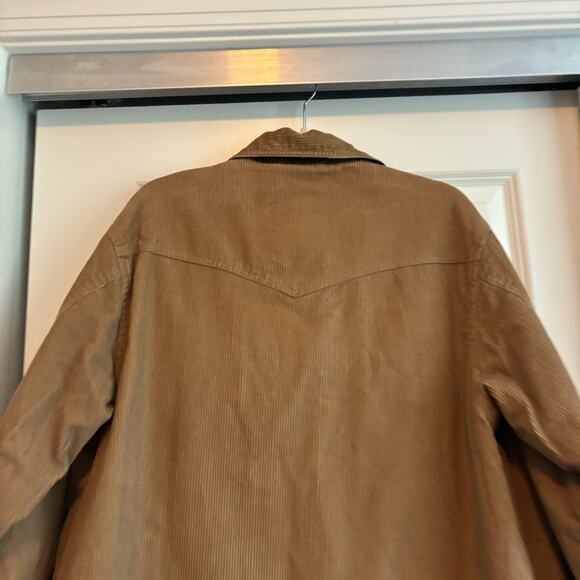 Resistol Rodeo Tan Corduroy Jacket Sz S/M Elbow Patches Western - Picture 11 of 13